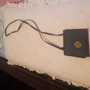 Vintage cross body strap wallet